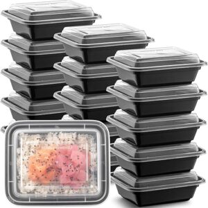 15-Pack Reusable Meal Prep Containers with Lids