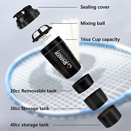 16oz Protein Shaker Bottle with Mix Ball 16oz Protein Shaker Bottle with Mix Ball