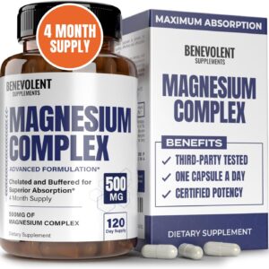 5-in-1 Magnesium Complex Supplement 4 Month Supply