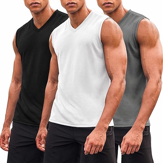 COOFANDY Men's Muscle Tee 3-Pack COOFANDY Men's Muscle Tee 3-Pack