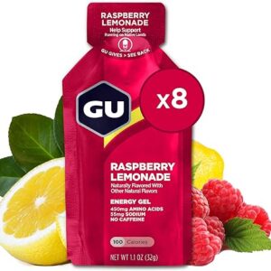 GU Energy Gel, Raspberry Lemonade Flavor