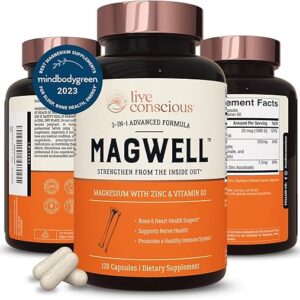 Magwell Magnesium Zinc & Vitamin D3 Supplement