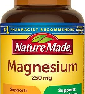 Nature Made Magnesium Oxide Supplement, 100 Tablets
