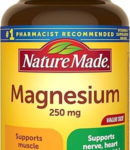 Nature Made Magnesium Oxide Supplement Tablets