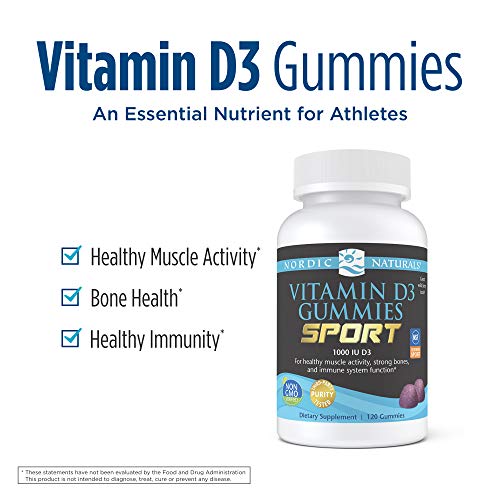 NSF Certified Vitamin D3 Gummies - 120 Servings NSF Certified Vitamin D3 Gummies - 120 Servings