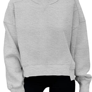 Oversized Cropped Sweatshirt for Women