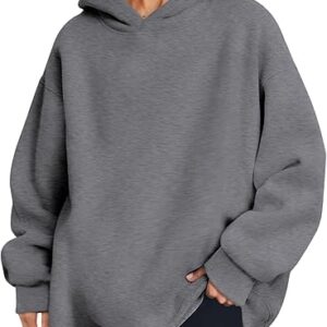 Oversized Fleece Hooded Sweatshirt for Women