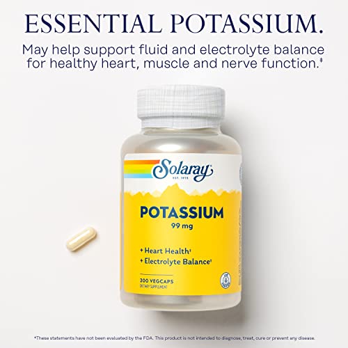 Potassium 99mg for Heart & Nerves Potassium 99mg for Heart & Nerves
