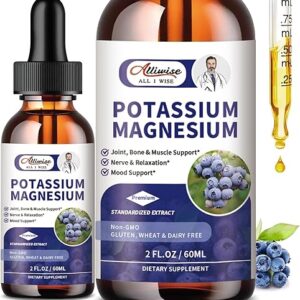 Potassium Magnesium Liquid Supplement with Calcium