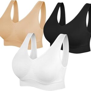 Seamless Yoga Sports Bras 3 Pack