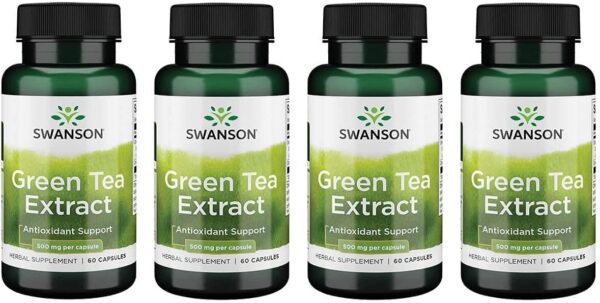 Swanson Green Tea Extract Capsules 60ct