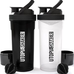 Utopia Home 2-Pack Protein Shaker Bottle