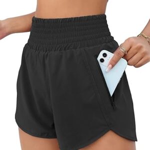 Women's High Waisted Athletic Workout Shorts