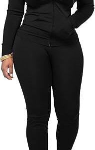 Women's Two-Piece Workout Tracksuit Set