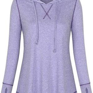 Womens Workout Hoodies with Thumbholes