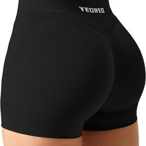 YEOREO Seamless Butt Lift Gym Shorts